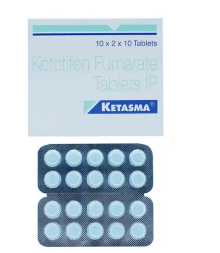 Ketasma 1mg (Ketotifen) is a prescription medicine used to prevent asthma symptoms | RX Supply