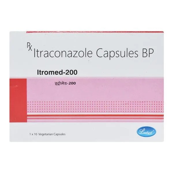 Itraconazole 200mg Capsules (Itromed) belongs to a group of medicines called antifungals-RX Supply