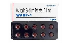 Warf 1 mg Tablet (Warfarin 1mg) is a prescription blood thinner used to treat and prevent blood clots-RX Supply