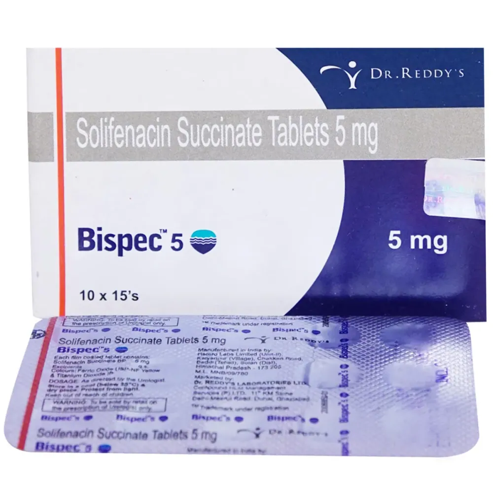 bisPEC 5mg Tablet is a muscarinic antagonist that is used in the treatment of overactive bladder-RX Supply