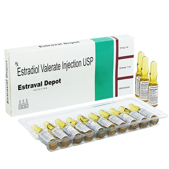 ESTRAVAL DEPOT INJECTIONDEPOT INJECTION is an estradiol valerate injection used to treat menopause