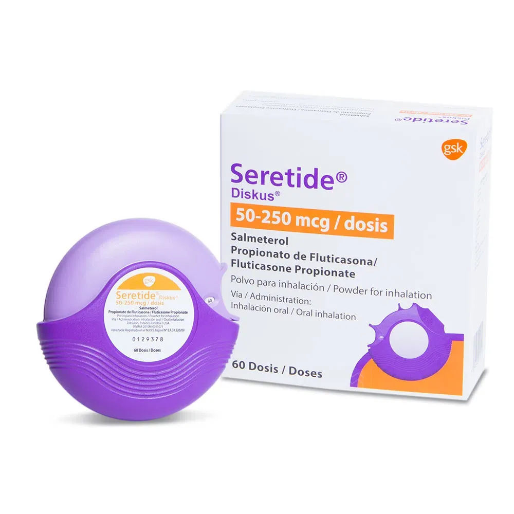 SERETIDE ACCUHALER (SALMETEROL/FLUTICASONE)