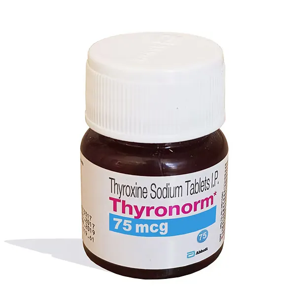 Thyroxine Sodium 75 mcg (Generic) is a medicine used to treat an underactive thyroid gland | RX Supply