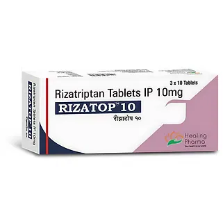 Rizatriptan Tablet Tablet is used in the treatment of acute attacks of migraine./RX Supply