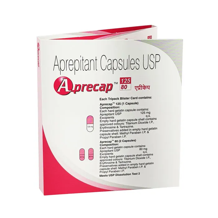 APREPITANT is a prescription medicine used to prevent nausea and vomiting caused by certain cancer treatments.