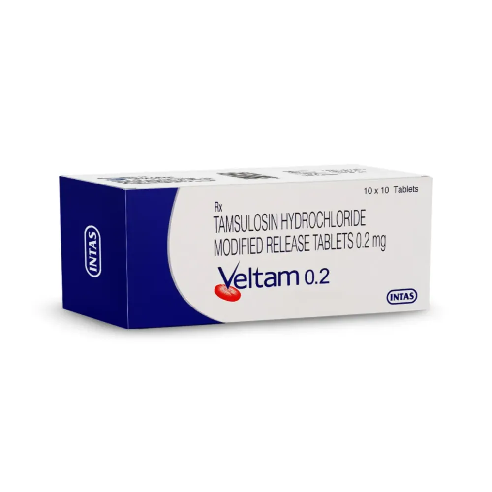 Veltam 0.2mg Tablet (Tamsulosin 0.2) is an alpha-adrenergic antagonist that is used -RX Supply