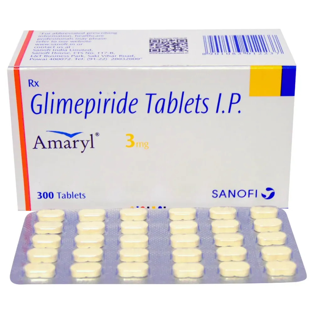Amaryl 3mg (Glimepiride) belongs to a group of medicines called sulfonylureas and is used | RX Supply