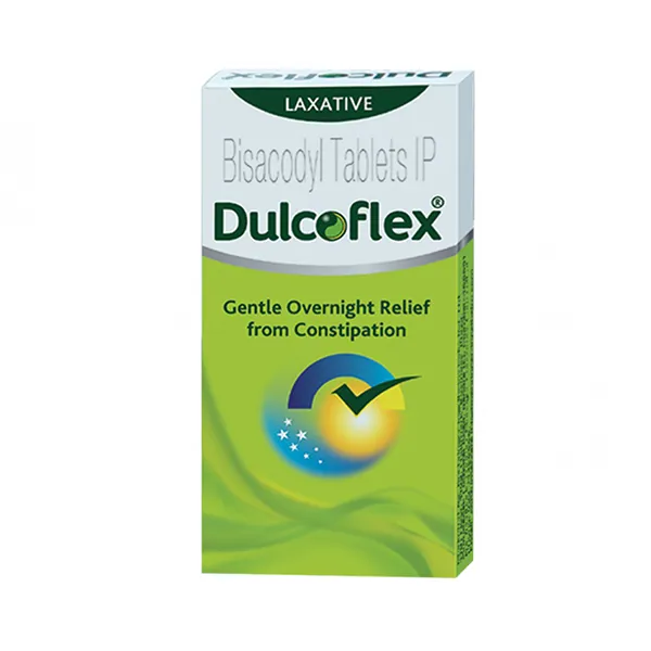 DULCOFLEX 5MG (BISACODYL) is an effective laxative that helps to relieve constipation