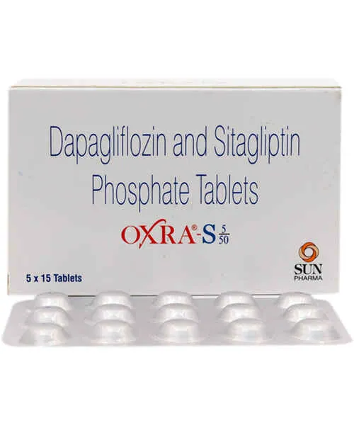 Oxra-S 5/50 Mg (Dapagliflozin/Sitagliptin) is a combination medicine that helps control | RX Supply
