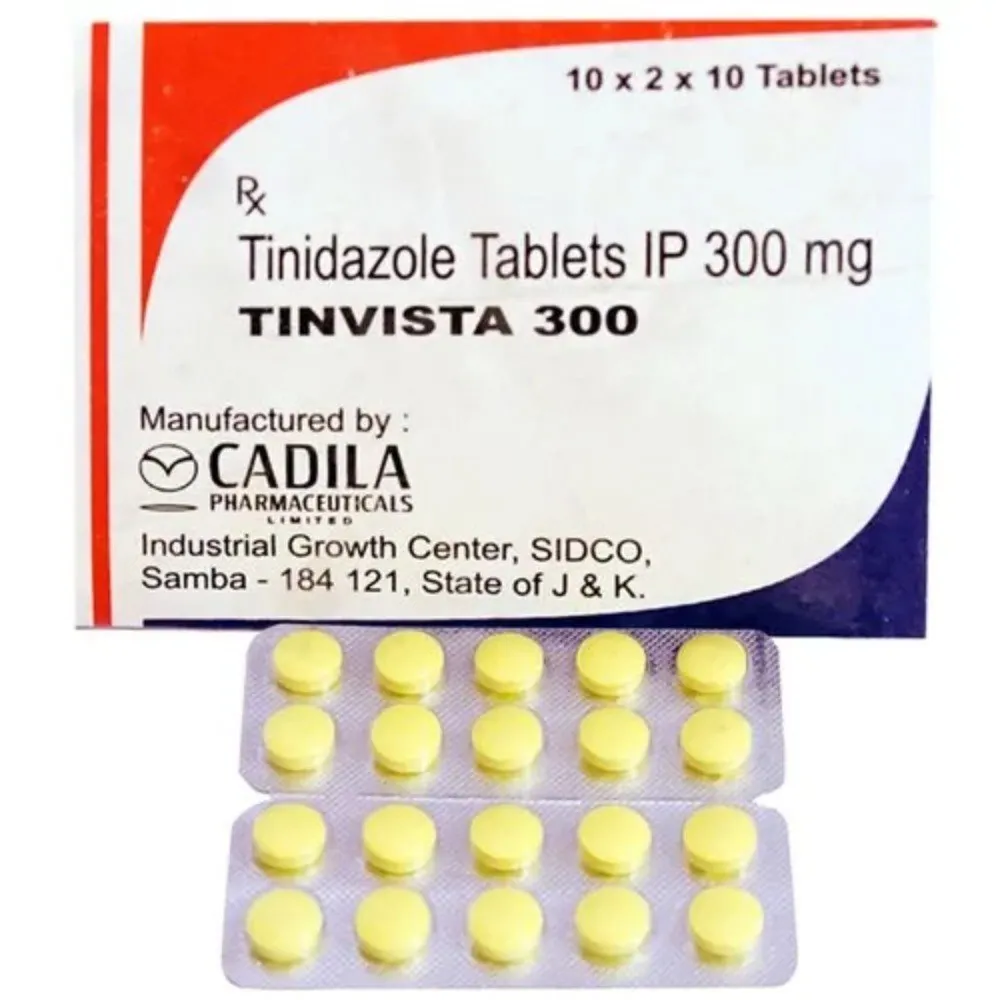 Tinvista 300 Mg (Tinidazole) is an antibiotic medicine that helps your body fight infections | RX Supply