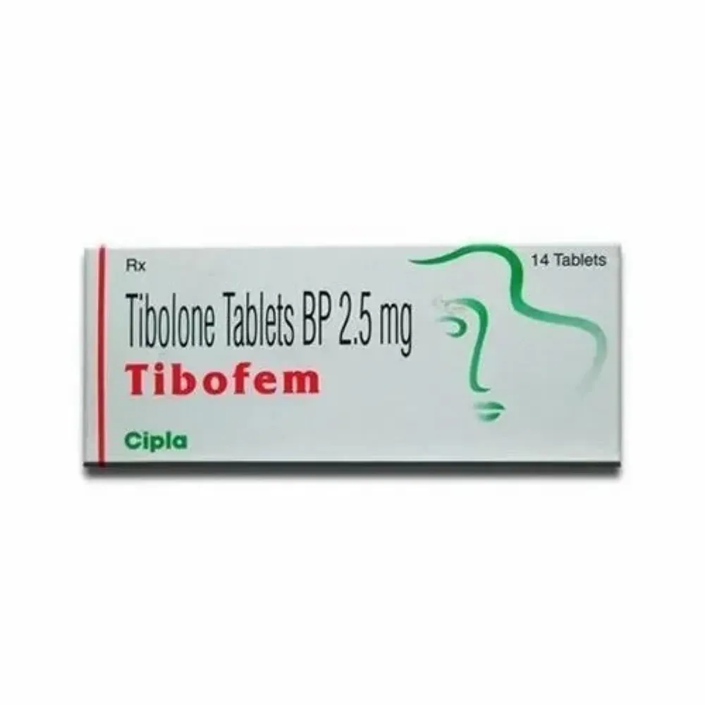 Tibolone 2.5 mg (Tibofem) is a female sex hormone (estrogen) | RX Supply