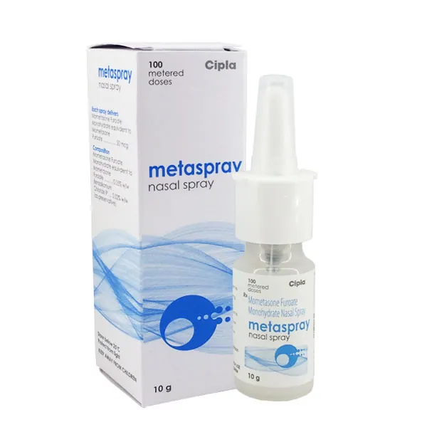 Metaspray Nasal Spray (Mometasone) is a prescription medication that helps to reduce inflammation in the nose and sinuses