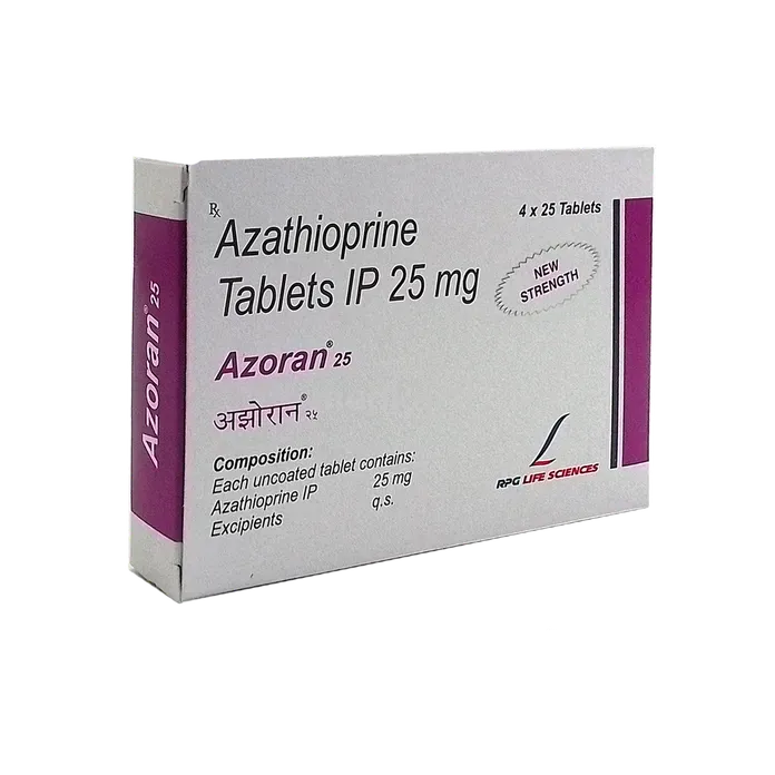 Azathioprine 25 Mg (AZORZN) belongs to a group of medicines called immunosuppressants | RX Supply