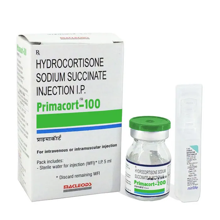 PRIMACORT INJECTION 200MG (HYDROCORTISONE) is a medication used to reduce inflammation