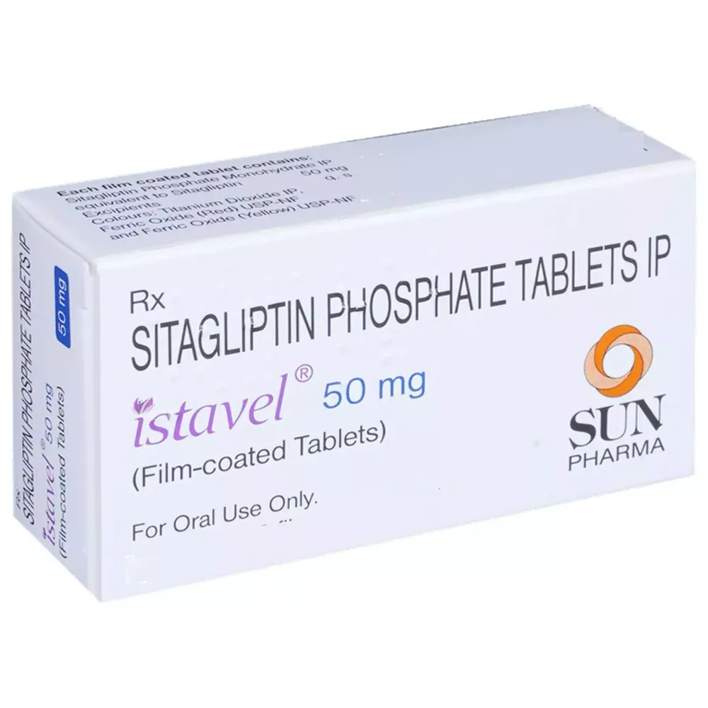 Sitagliptin 50 Mg (istavel) is a medicine used to treat type 2 diabetes mellitus | RX Supply