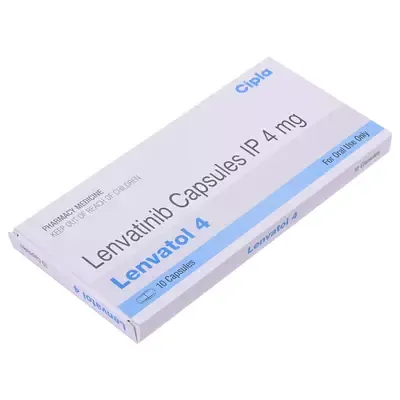 Lenvatinib 4 mg (lenvatol 4) is used to treat certain types of cancers like differentiated | RX Supply
