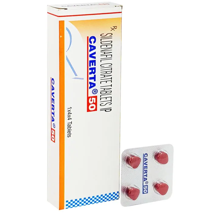 Caverta 50mg (Sildenafil Citrate)