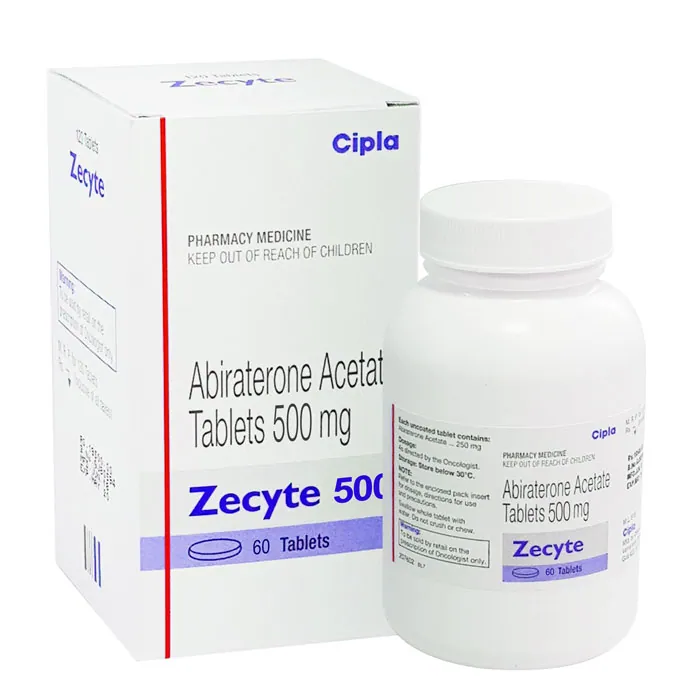 Zecyte (Abiraterone) is a prescription medication used to treat advanced prostate cancer in men.