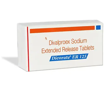 Dicorate ER 125 Tablet is a medicine used to treat epilepsy.