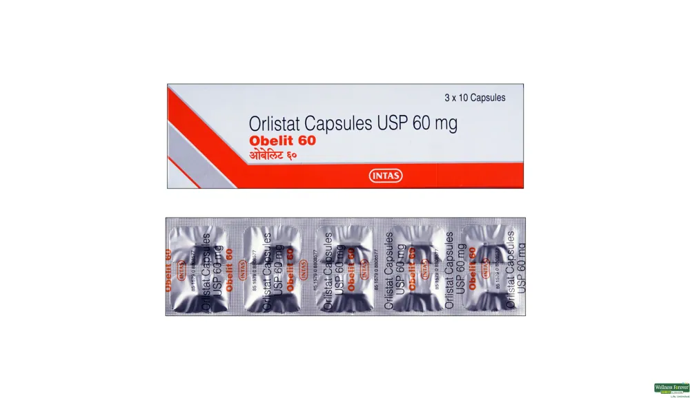 Obelit 60mg Capsule is a medicine used in the treatment of obesity.-RX Supply