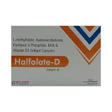 Halfolate-D Softgel Capsule has combined benefits of mecobalamin (a form of Vitamin B12)