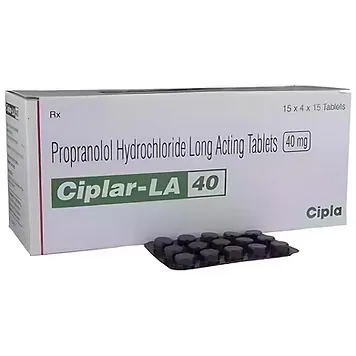 Ciplar-LA 40 Tablet helps decrease anxiety and relieve tremors.