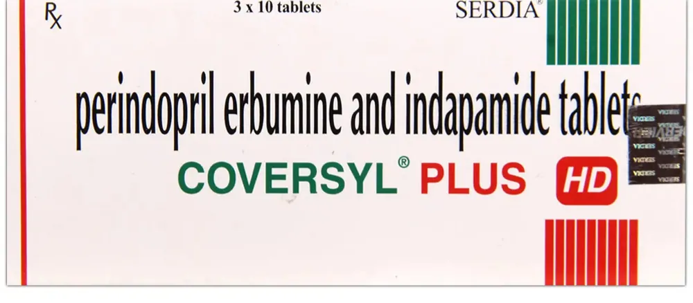 Coversyl Plus Tablet (Perindopril erbumine and Indapamide) is a medicine used to treat hypertension-RX Supply