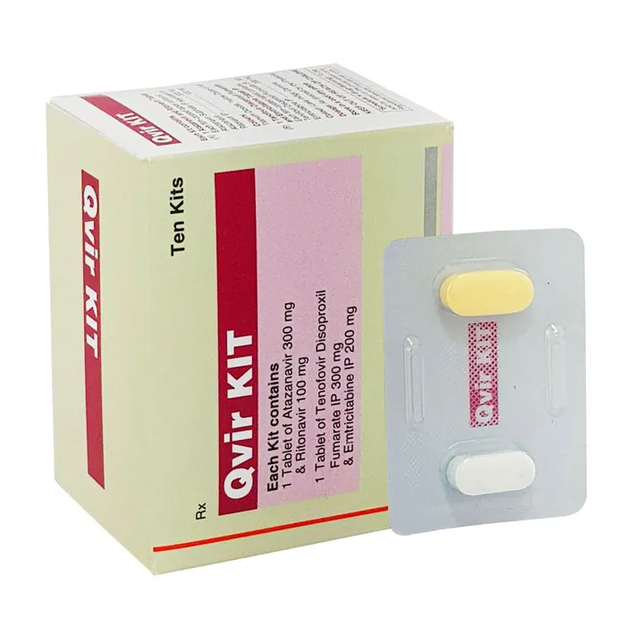 QVIR KIT is an effective and convenient combination of four antiretroviral medicines for treating HIV-1 infection.