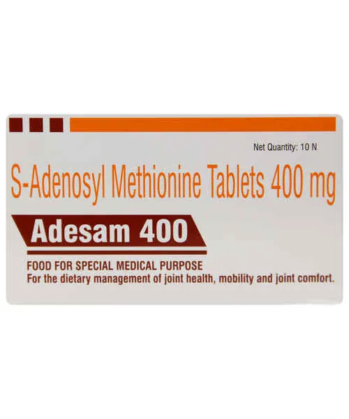 Adesam 400mg Tablet is a medicine used for the treatment of liver disease associated with reduced -RX Supply