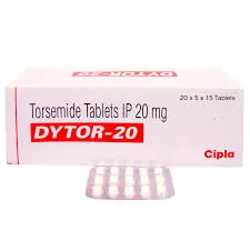 Dytor 20mg Tablet (Torsemide 20mg) is a medication used to treat conditions such as edema -RX Supply