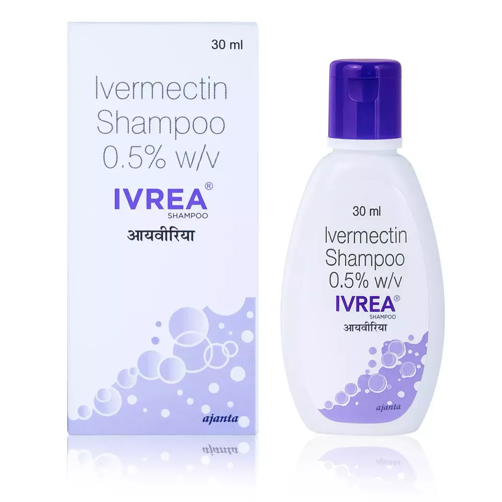 Ivermectin 0.5% w/v (Ivrea) Shampoo is a formulation containing-RX Supply