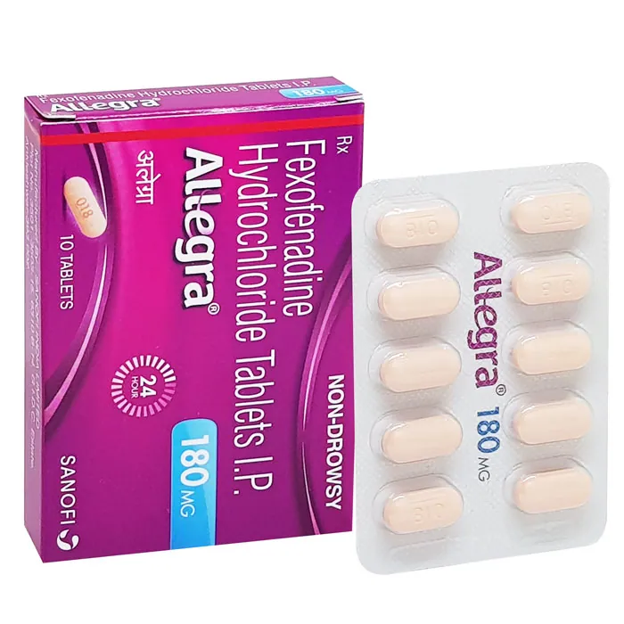 Allegra (Fexofenadine) is an antihistamine used to treat seasonal allergies and hives.