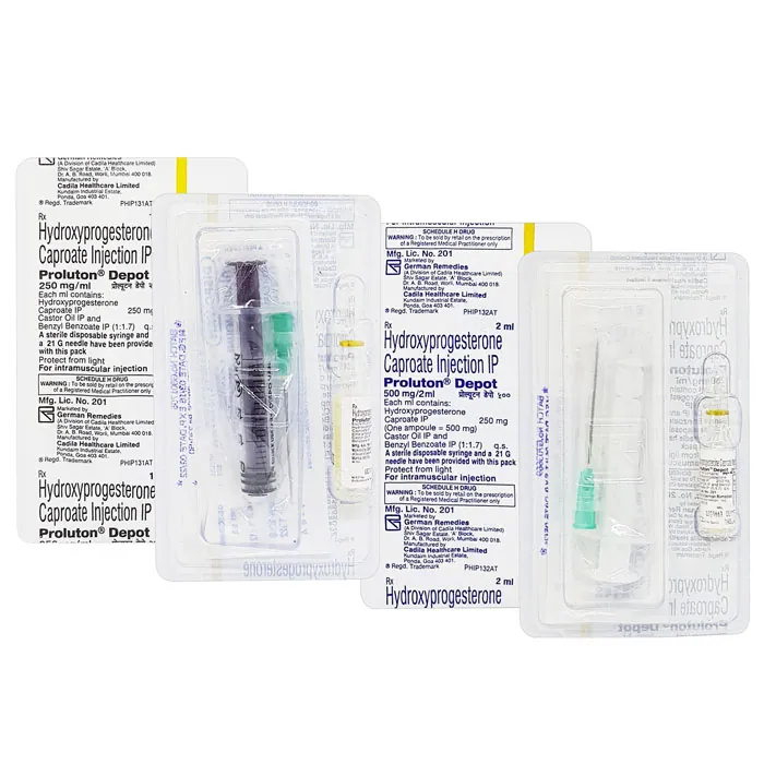 PROLUTON DEPOT (Hydroxyprogesterone Caproate) is a highly effective, long-acting progestin injection