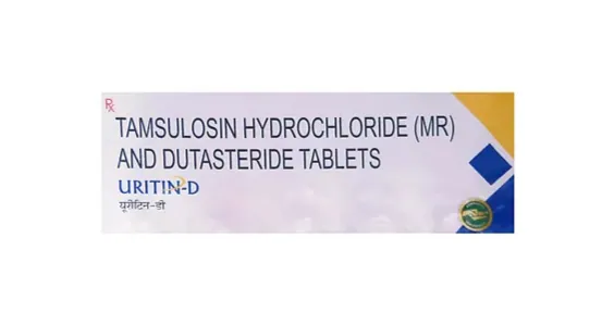 Uritin D Tablet (Tamsulosin 0.4/Dutasteride 0.5) is a combination of two medicines that work-RX Supply