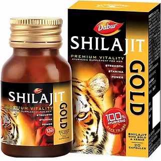 Shilajit Gold Capsules, a natural and potent supplement designed to boost overall health and vitality/RX Supply