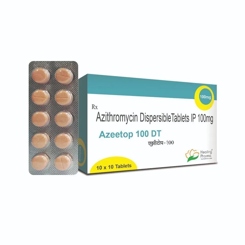 Azeetop 100 DT (Azithromycin) is a macrolide antibiotic medicine widely used to treat | RX Supply