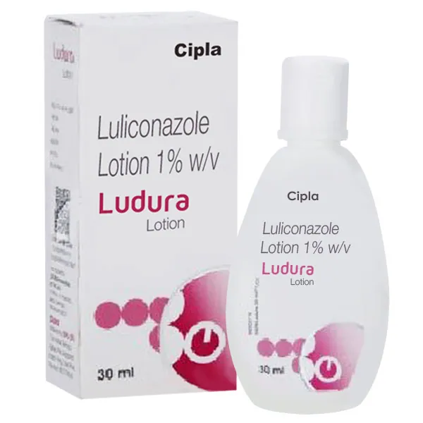 LUDURA LOTION (LULICONAZOLE) is an antifungal medication used to treat skin infections