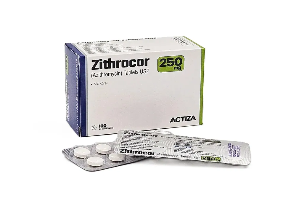 Zithrocor 250 mg (Azithromycin)