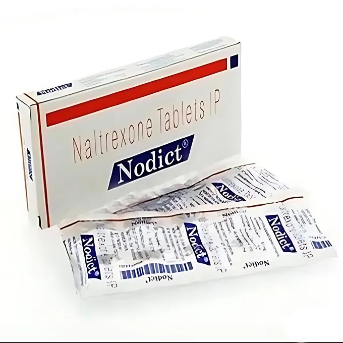 Nodict 50mg Tablet is used in the treatment of opioid dependence and alcohol addiction.