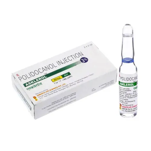 Asklerol Injection (Polidocanol) is a prescription medicine used to treat varicose veins by sealing-RX Supply
