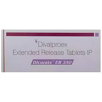 Dicorate ER 250 Tablet is a medicine used to treat epilepsy