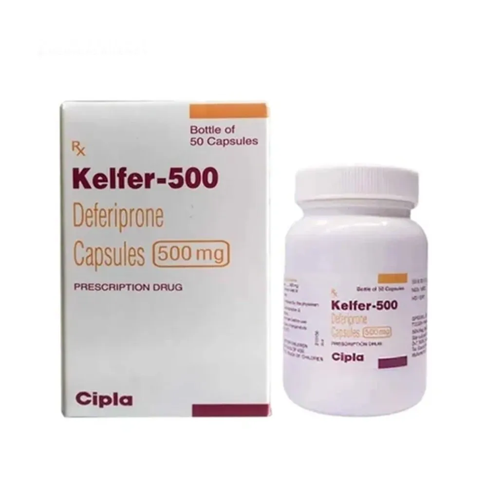 Kelfer Capsule (Deferiprone) is a medicine used in the treatment of chronic iron overload caused -RX Supply