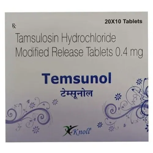 Temsunol 0.4 mg (Tamsulosin) is used to manage symptoms associated with benign | RX Supply