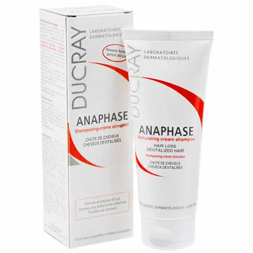 DUCRAY ANAPHASE SHAMPOO 100 ML (TOCOPHEROL NICOTINATE/RUSCUS/VITAMIN COMPLEX) is an effective solution for hair loss and thin
