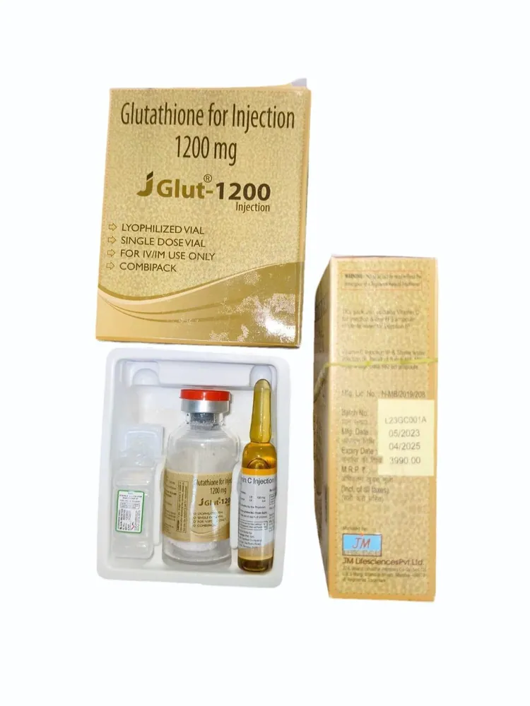 JGlut 1200 mg Injection (Glutathione) is a medicine used in the treatment of liver disease | RX Supply