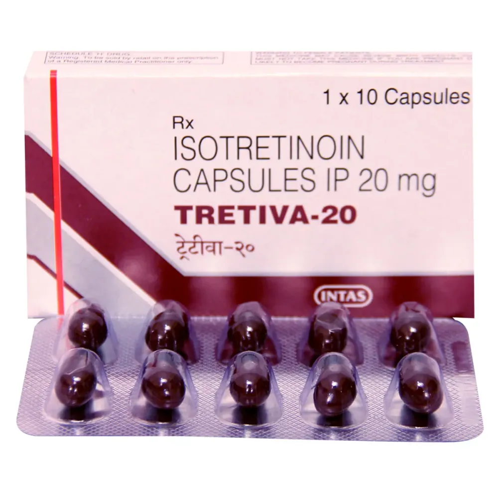 Tretiva Soft (Isotretinoin) Capsule belongs to a group of medicines called retinoids (vitamin A derivative)-RX Supply
