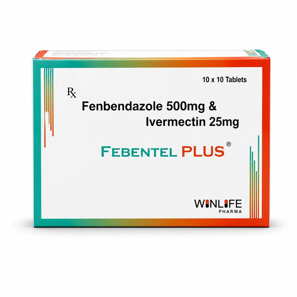 Febentel plus(Fenbendazole 500mg & Ivermectin 25mg)