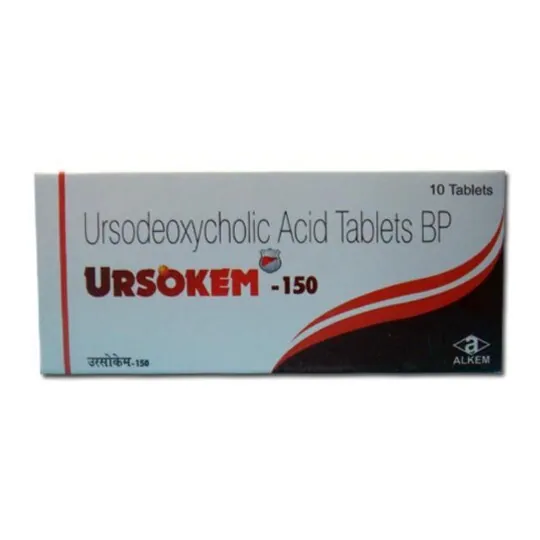 Ursokem 150 Tablet (Ursodeoxycholic Acid 150mg) is a medicine used to dissolve certain gallstones-RX Supply