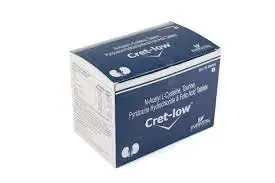 Cret-Low Tablet is a formulation with antioxidant properties that neutralise free radicals and reduce oxidative stress.