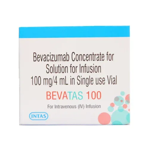 Bevatas 100 injection is an anti-cancer drug. It is used to treat colon cancer, rectal cancer, non-small cell lung cancer